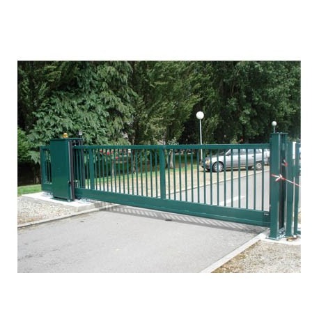 Portail coulissant autoport&eacute; colonne motoris&eacute; industriel TOP AUTO 12ML